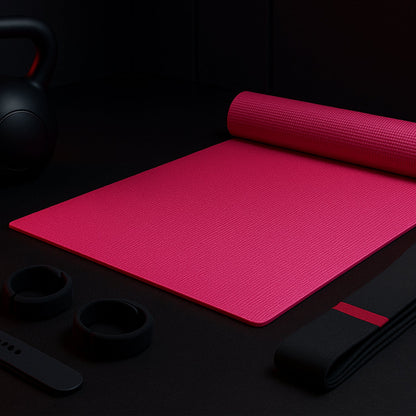Yoga Mat Eco-Friendly for Fitness & Gym – Non-Slip Exercise Mat (180x60cm)