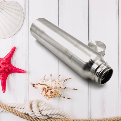Stainless Steel Water Bottle, Fridge Water Bottle office / Gym / School 1000Ml Your Brand