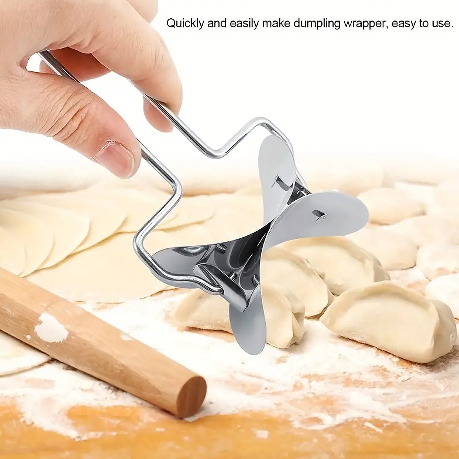 Puri Cutter Stainless Steel Roller Machine for Baking Tools Your Brand