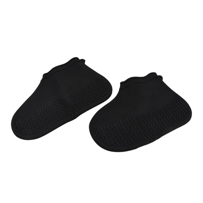 Non-Slip Silicone Rain Reusable Anti skid Waterproof Fordable Boot Shoe Cover (Small Size/ 1 Pair) Your Brand