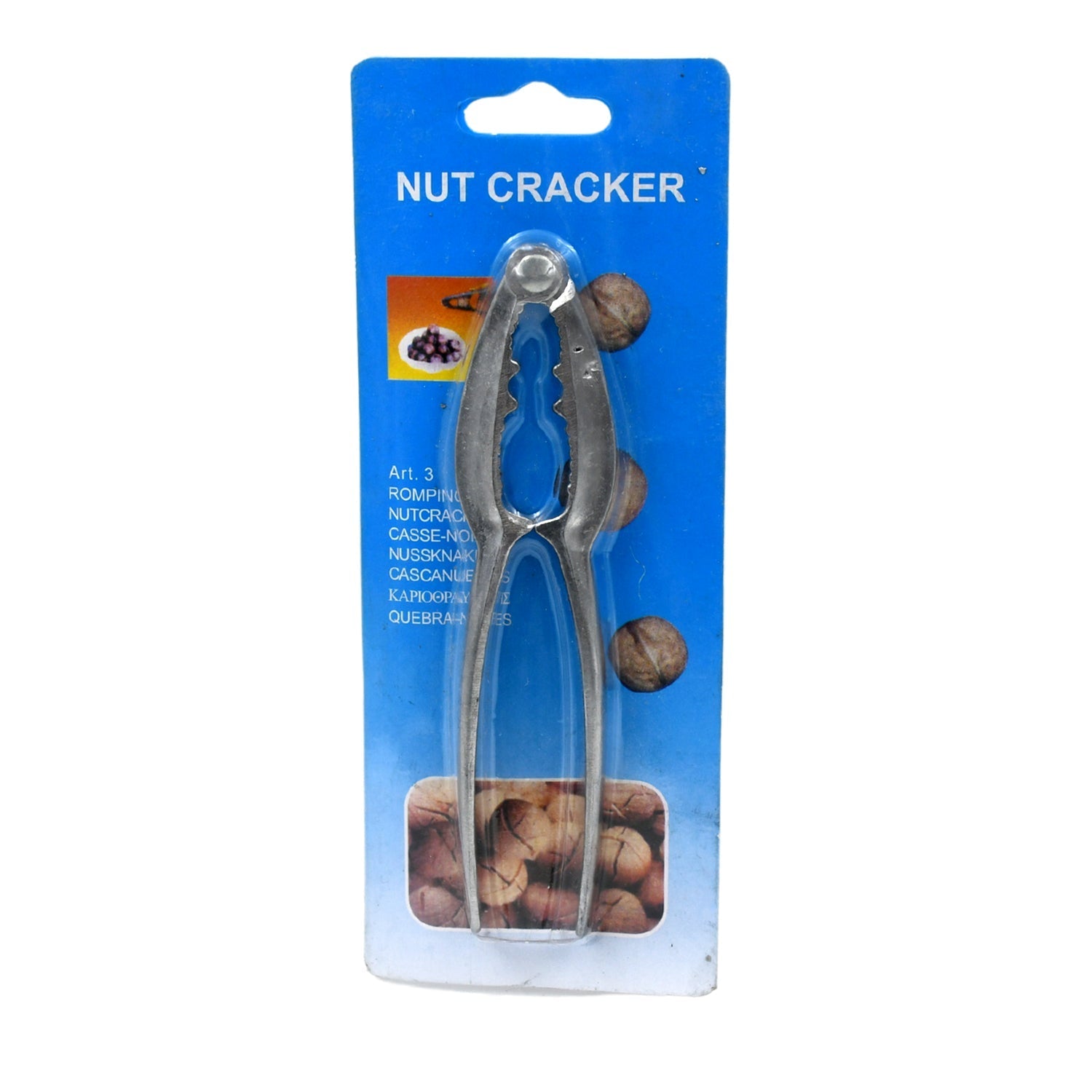 SMALL WALNUT CRACKER, LUXURY DIE CAST STAINLESS ALLOY NUT CUTTER WALNUT CLAMP PLIER PORTABLE SMART WALNUT AKHROT HOUSEHOLD OPEN CORE PLIERS FOR ALL NUTS Your Brand
