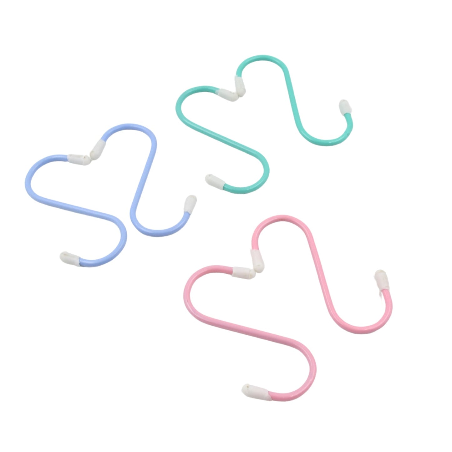 S Shape Metal Hooks for Hanging, Heavy Duty S Shaped Hooks for Hanging Clothes, Metal Hooks for Kitchen, Wardrobe, Work Shop, Bathroom, Garden, Office (6 Pcs Set) Your Brand