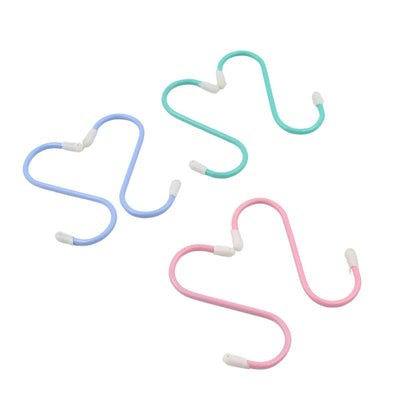 S Shape Metal Hooks for Hanging, Heavy Duty S Shaped Hooks for Hanging Clothes, Metal Hooks for Kitchen, Wardrobe, Work Shop, Bathroom, Garden, Office (6 Pcs Set) Your Brand