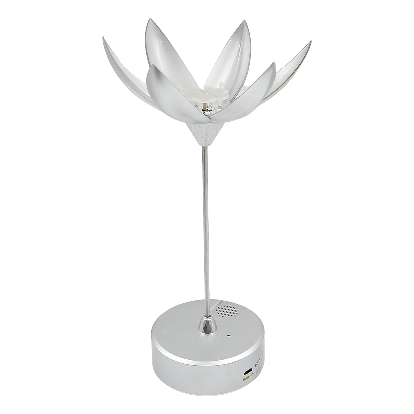 Lotus Flower Lamp with Music, Touch Open and Close, USB Rechargeable (1 Pc / Only One Color) Your Brand