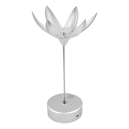 Lotus Flower Lamp with Music, Touch Open and Close, USB Rechargeable (1 Pc / Only One Color) Your Brand