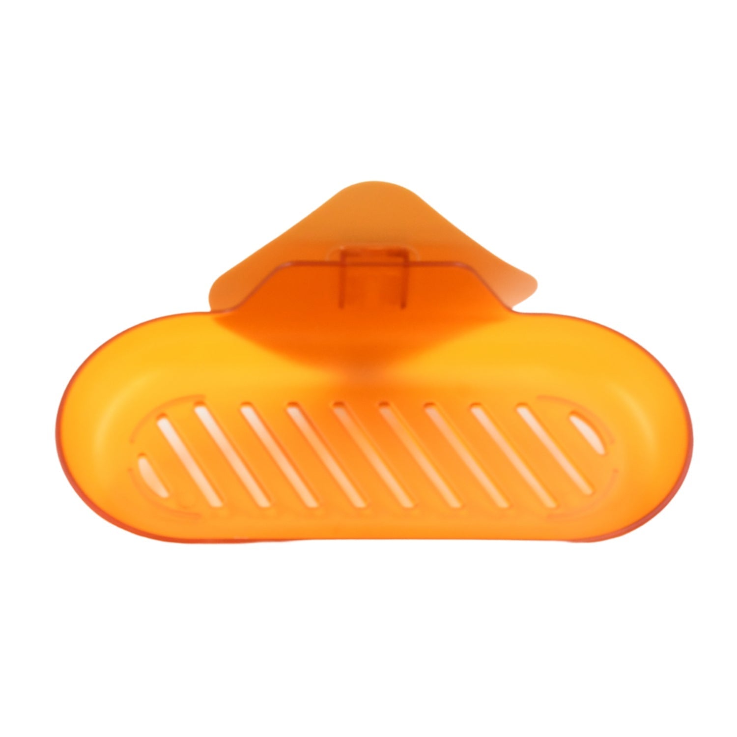 Plastic Soap Dish Holder for Bathroom Shower Wall Mounted Self Adhesive Soap Holder Saver Tray-Plastic Sponge Holder for Kitchen Storage Rack Soap Box, Bathroom (1 Pc) Your Brand