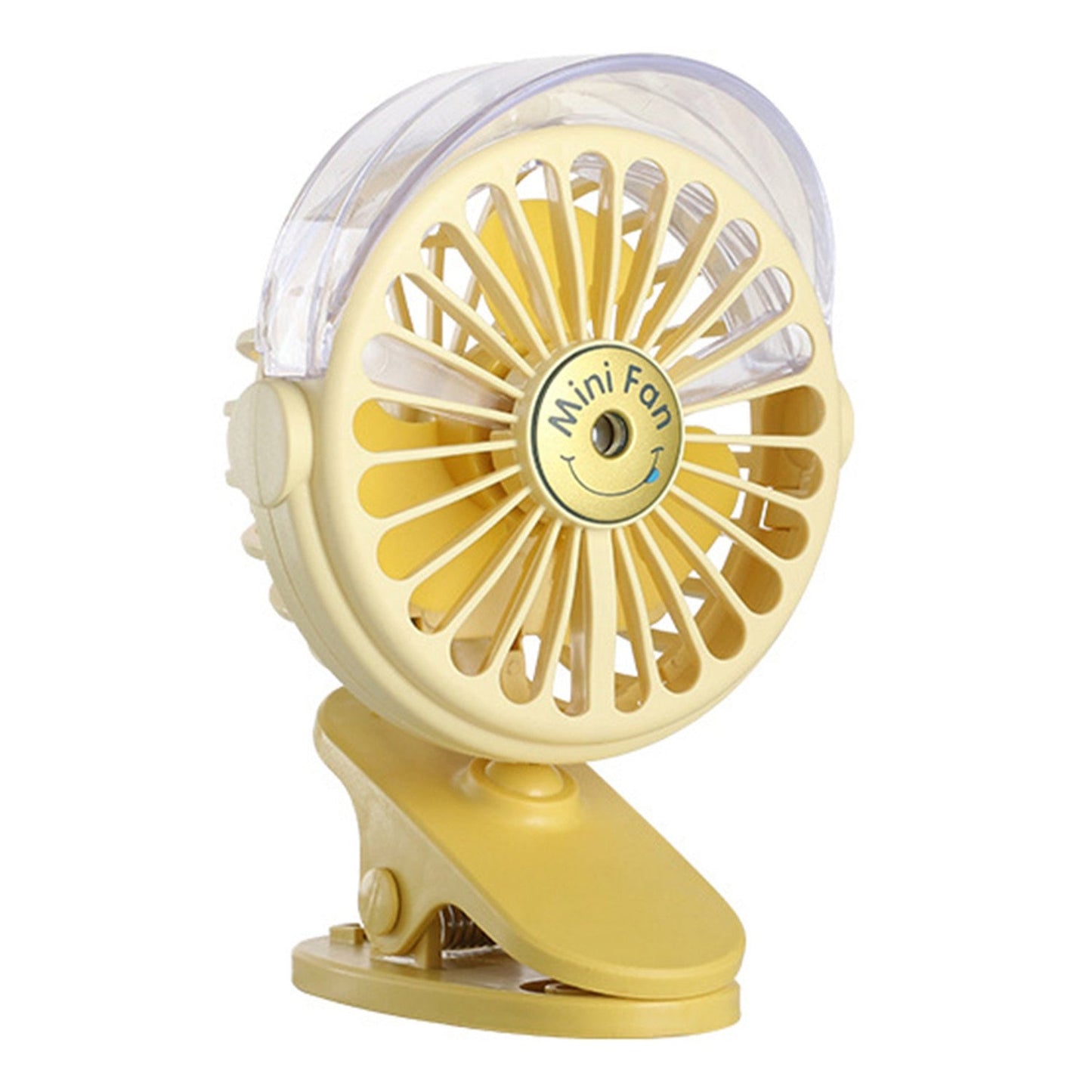 Clip Desk Fan Portable Wind Desktop Table Cooling Fan in Single Button, Adjustment Mini Personal Fan for Home Desktop Office Car Indoor Outdoor Travel (Battery Not Include) Your Brand