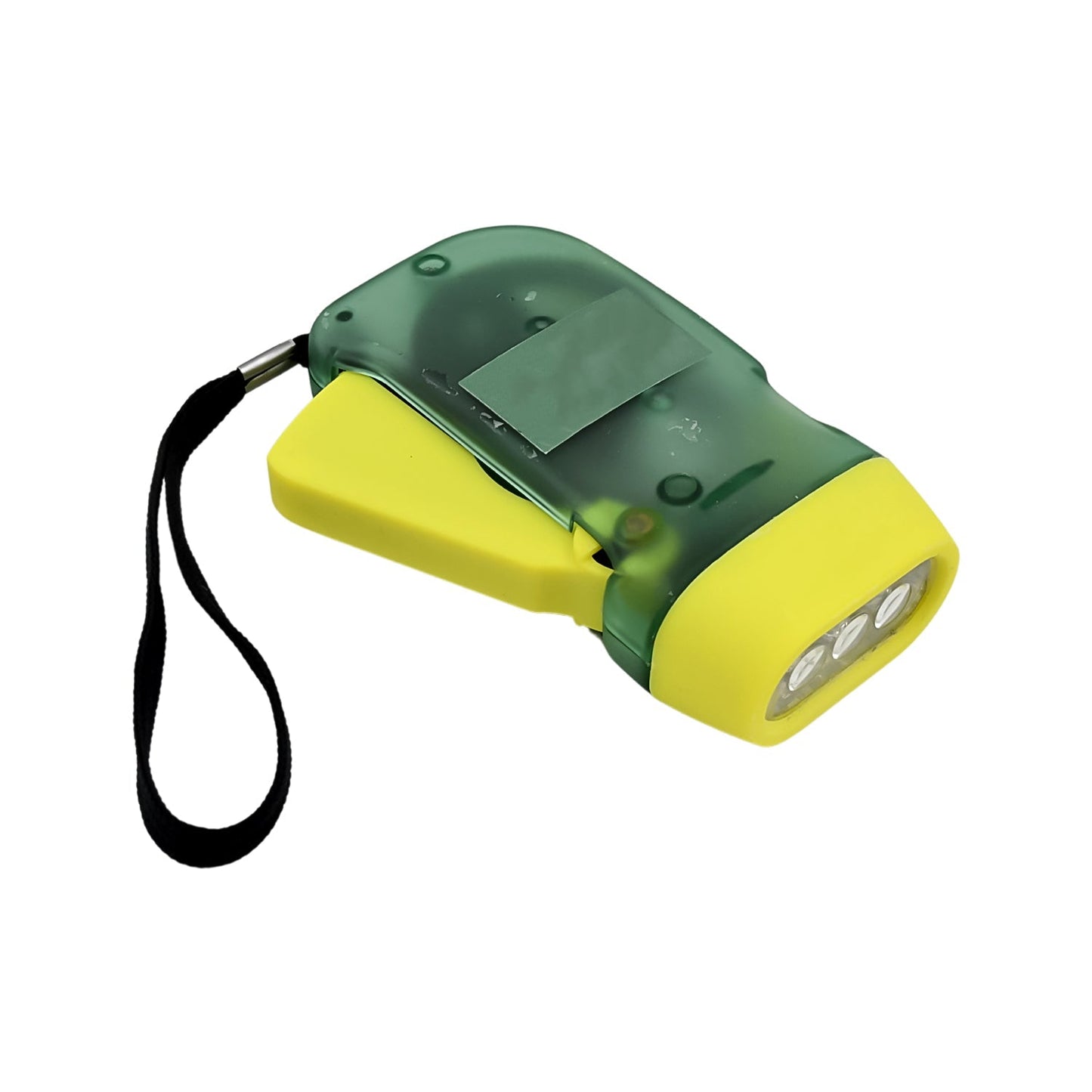 3 LED Hand Press Torch Hand Crank Flashlight Hand Pressing Flashlight Traveling Torch Light Manual Generator, Battery-Free Flashlight (1 Pc) Your Brand
