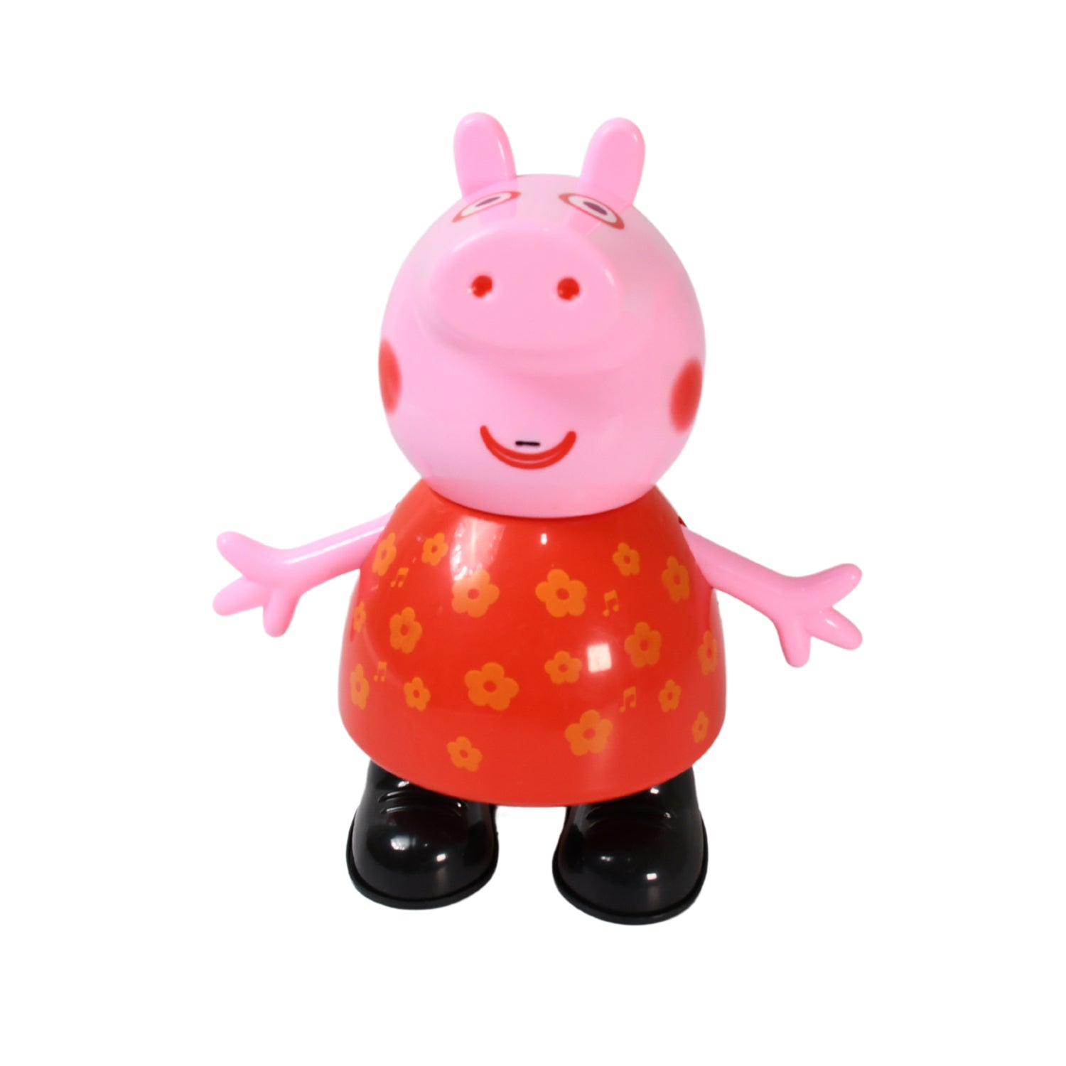 Pig Children Play toy, Pretend Play Toy Fun Gift for Kids, Movable Hands, Legs Pig Pretend Play Toy Set for Kids Children with Soft Rubber Material (1 Pc / Battery Not included) Your Brand
