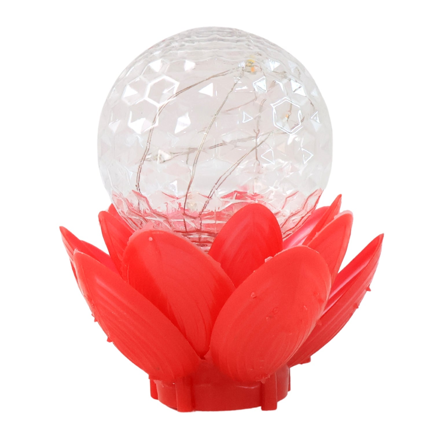 Crystal Ball Lotus LED Decorative Light
