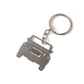 Premium Metal Jeep Car Shape Keychain