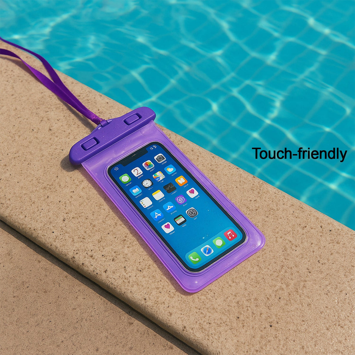 Pouch Cover Mobile Water Protector (1 Pc / Mix Color / Mix Design)