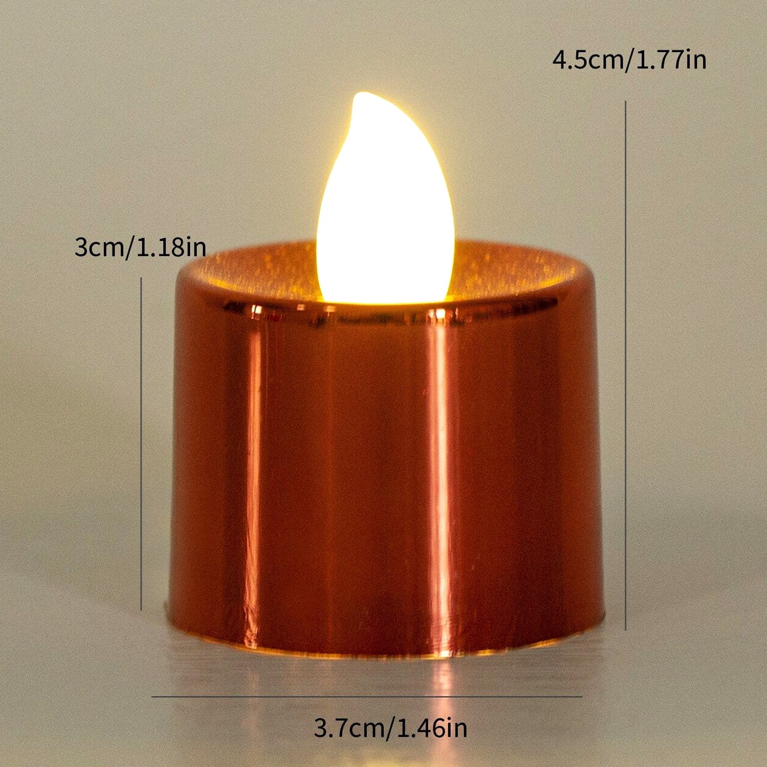 Electrical Candles Diya LED Tea Light, Plastic Candle Light Candle Candle (24 Pc Set) Your Brand