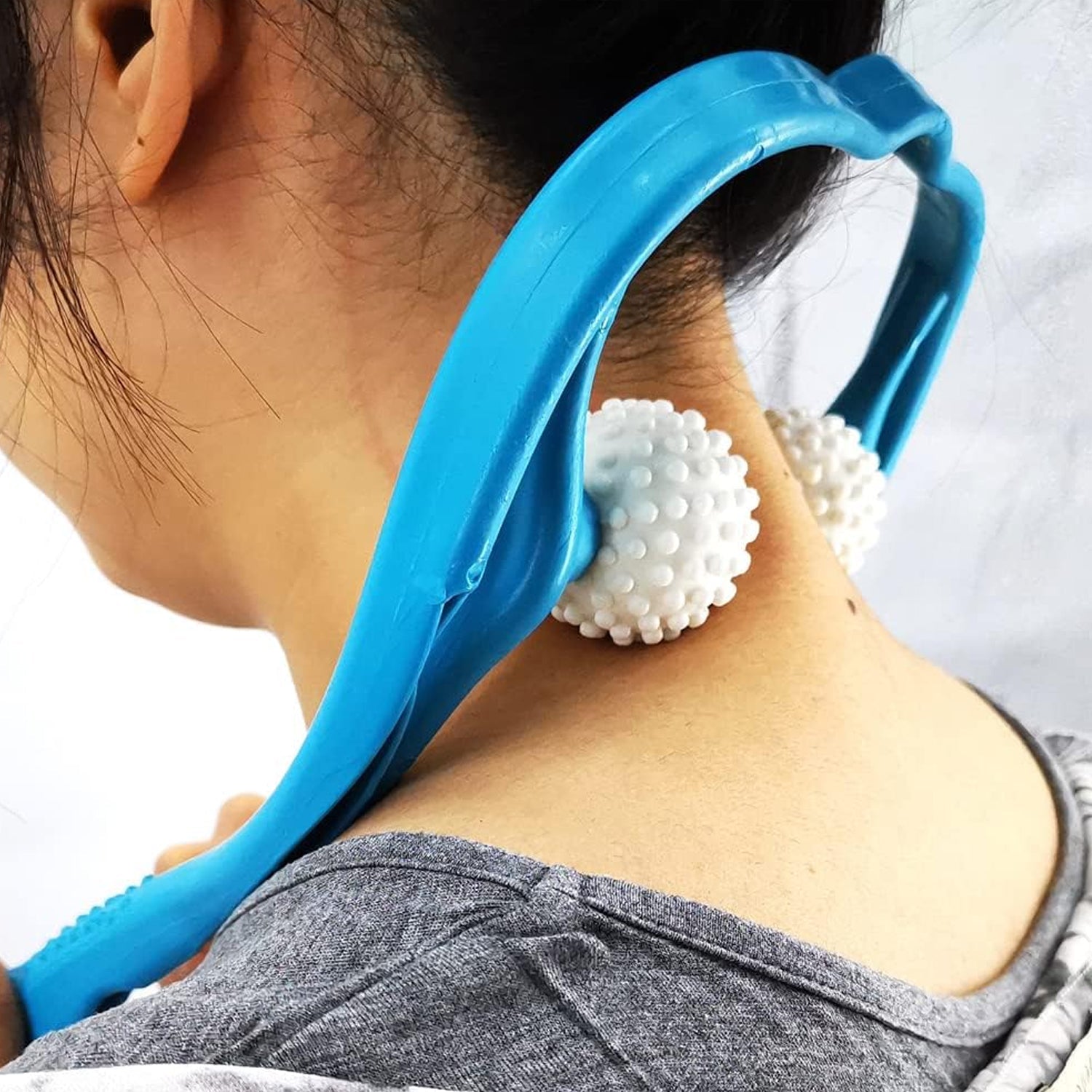 Neck Shoulder Massager, 13.5x7.08in Portable Relieving the Back for Men Relieving the Waist Women Your Brand