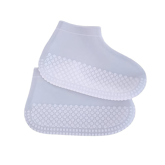 Non-Slip Silicone Rain Reusable Anti skid Waterproof Fordable Boot Shoe Cover (Large Size / 1 Pair / Mix Color) Your Brand