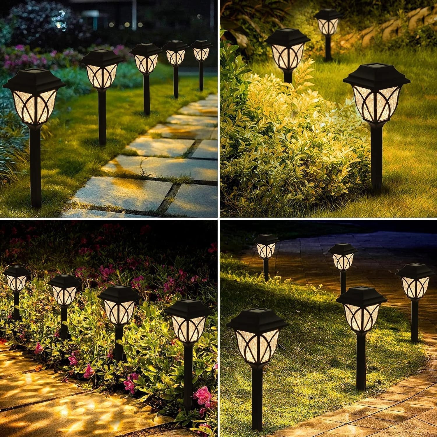 Solar Pathway Lights Outdoor Garden Lights (2 Pcs Set) Your Brand