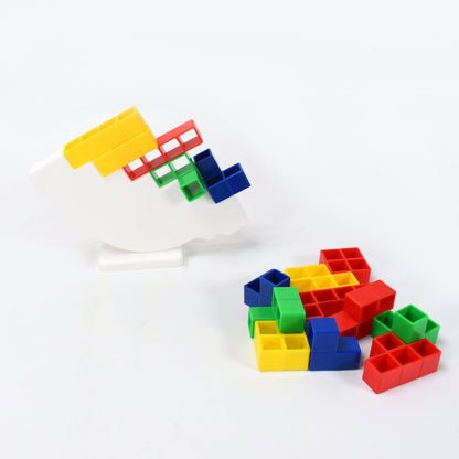 3D Tower Game, Tower Balance Game, Tower Stacking Game Adult Kid Tower Stacking Blocks Balance Game Blocks Building Toys for Kids Age 3+ Years (16 Pcs Set) Your Brand