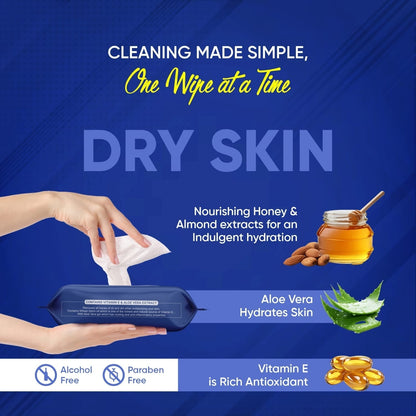 Refreshing Wet Wipes for Face | Facial Cleansing | Refreshing & Skin Hydration| Soothing for skin | pH Balance & Alcohol Free | Nourishing with Fruit extract | 25 Wipes Your Brand