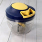 Chopper with Blades Chopping Vegetables and Fruits for (650ml)