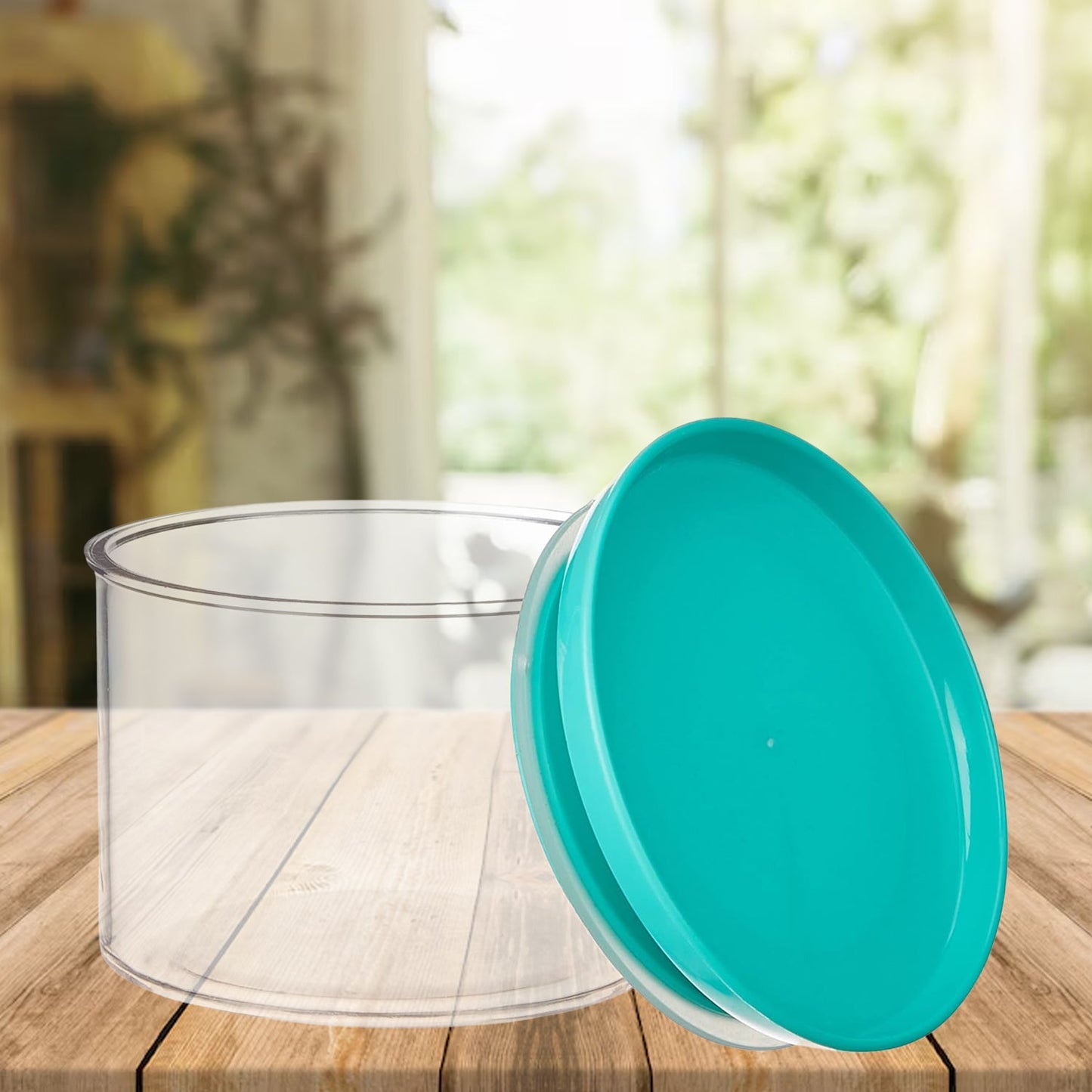 Airtight Container Jar 4 Pc Set with Tray for Kitchen