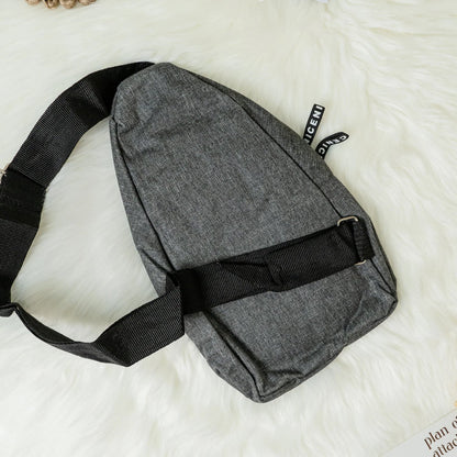Waterproof Waist Bag, Shoulder Bags USB Charging Earphone Hook Sling Travel Bag (1 Pc) Your Brand