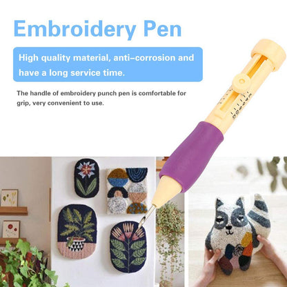 Punch Needle, DIY Craft Punch Needle Set (1 Set) Your Brand