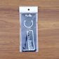 Premium Gujarati Text Metal Keychain (1 Pc)