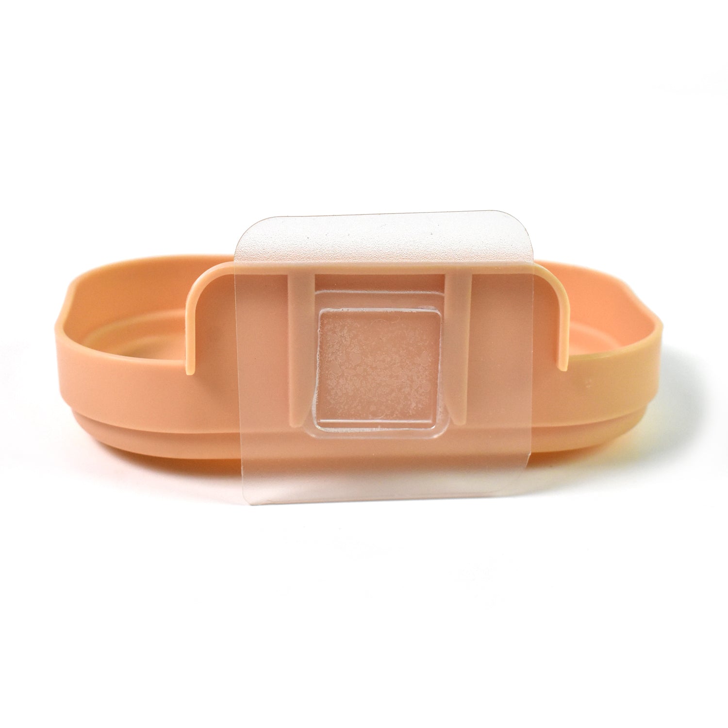 Plastic Soap Dish Holder for Bathroom Shower Wall Mounted Self Adhesive (1 Pc) Your Brand