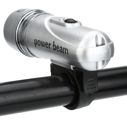 Power Beam LED Bicycle Headlight - (1 Pc)
