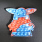 Premium Cartoon Shape Silicone Pop It Fidget Toy (1 Pc)