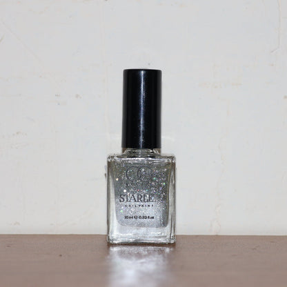 OG Beauty Silver Moonlight Starlet Glitter Nail Paint (10 ML / 1 Pc)