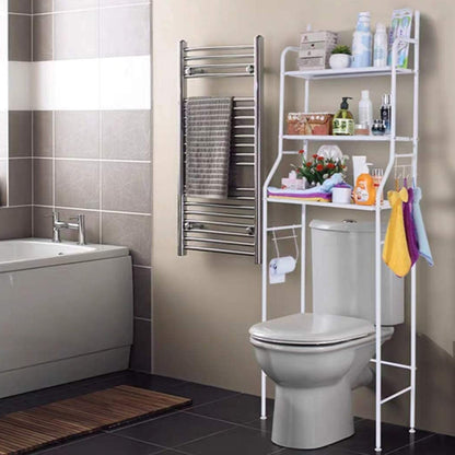 Multi-Layer The Toilet Storage Rack Metal | Bathroom Shelf Space Saving Organizer for Laundry Room Wash Basin Floor Stand Your Brand
