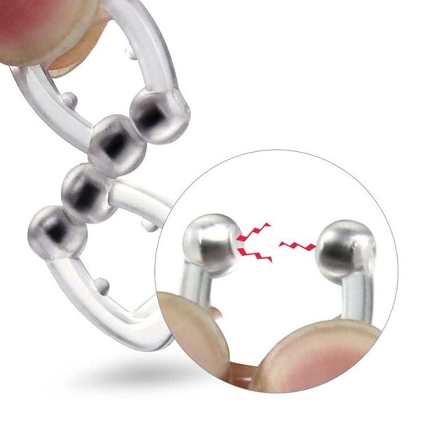Anti Snore device for men and woman Silicone Magnetic Nose Clip For heavy Snoring sleeper, Snore Stopper, Anti Snoring Device (1 Pc) Your Brand