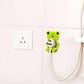 Plastic Adhesive Cable & Socket Holder – 2-Piece Set for Office, Home & Restaurant