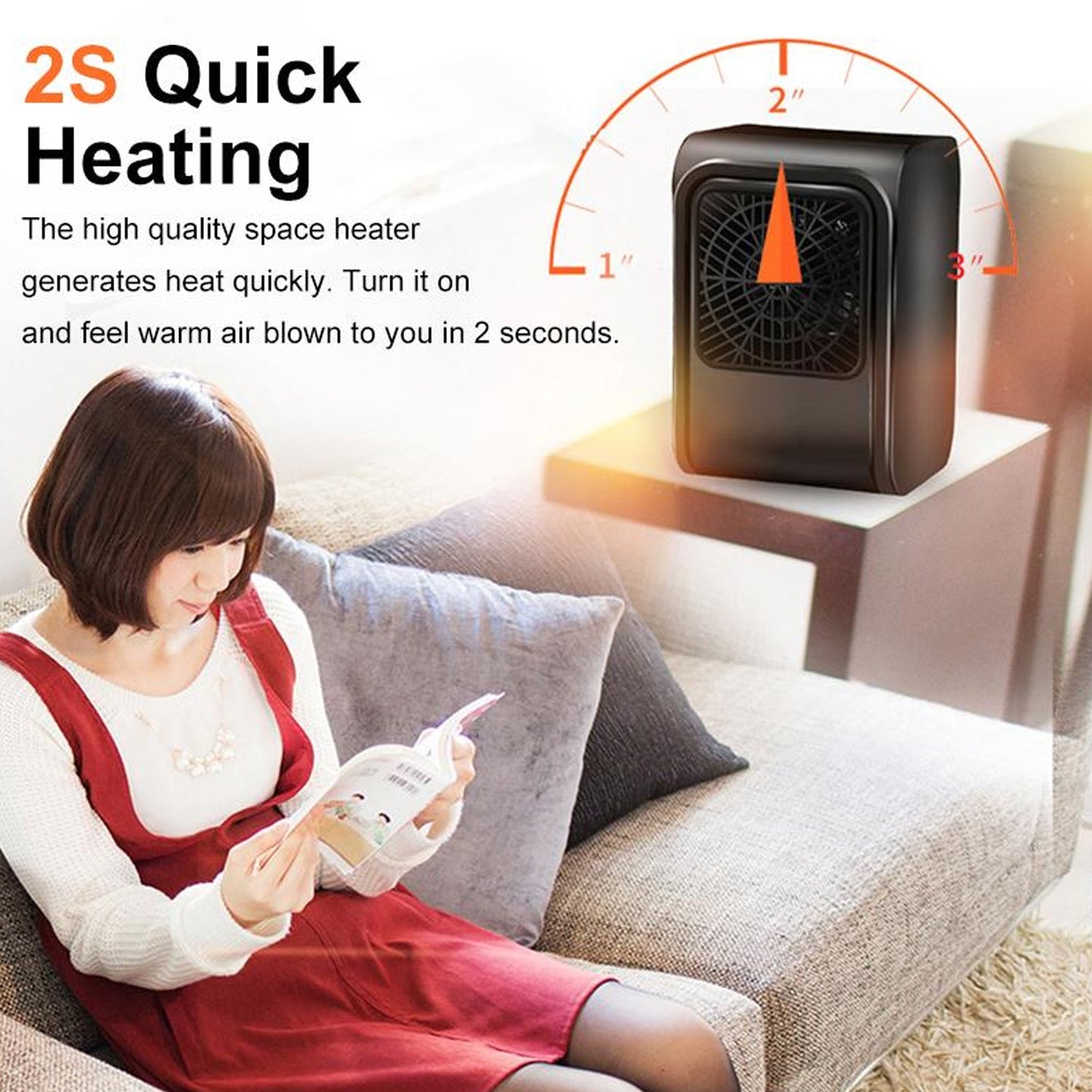 Warm Wind Room Heater 220V Heater For Office & Bedroom Use Heater Your Brand