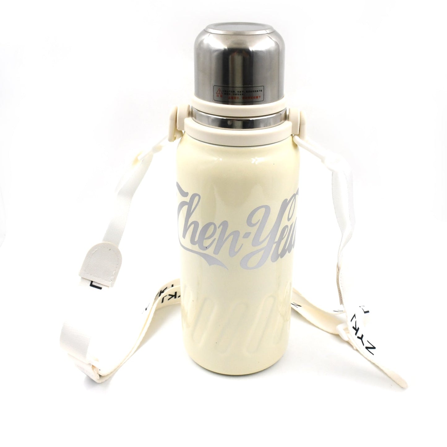Stainless Steel Vacuum Insulated Water Bottle | Leak Proof Flask for Tea Coffee | Reusable Water Bottle with Hanging Strap | Bottle for Hot & Cold Drinks Wide Mouth Water Flask 1200 ML Your Brand