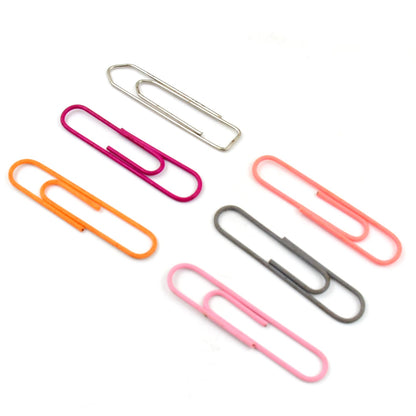 Multipurpose Assorted Color Paper Clips (Approx 30 Pcs / Medium Size) Your Brand
