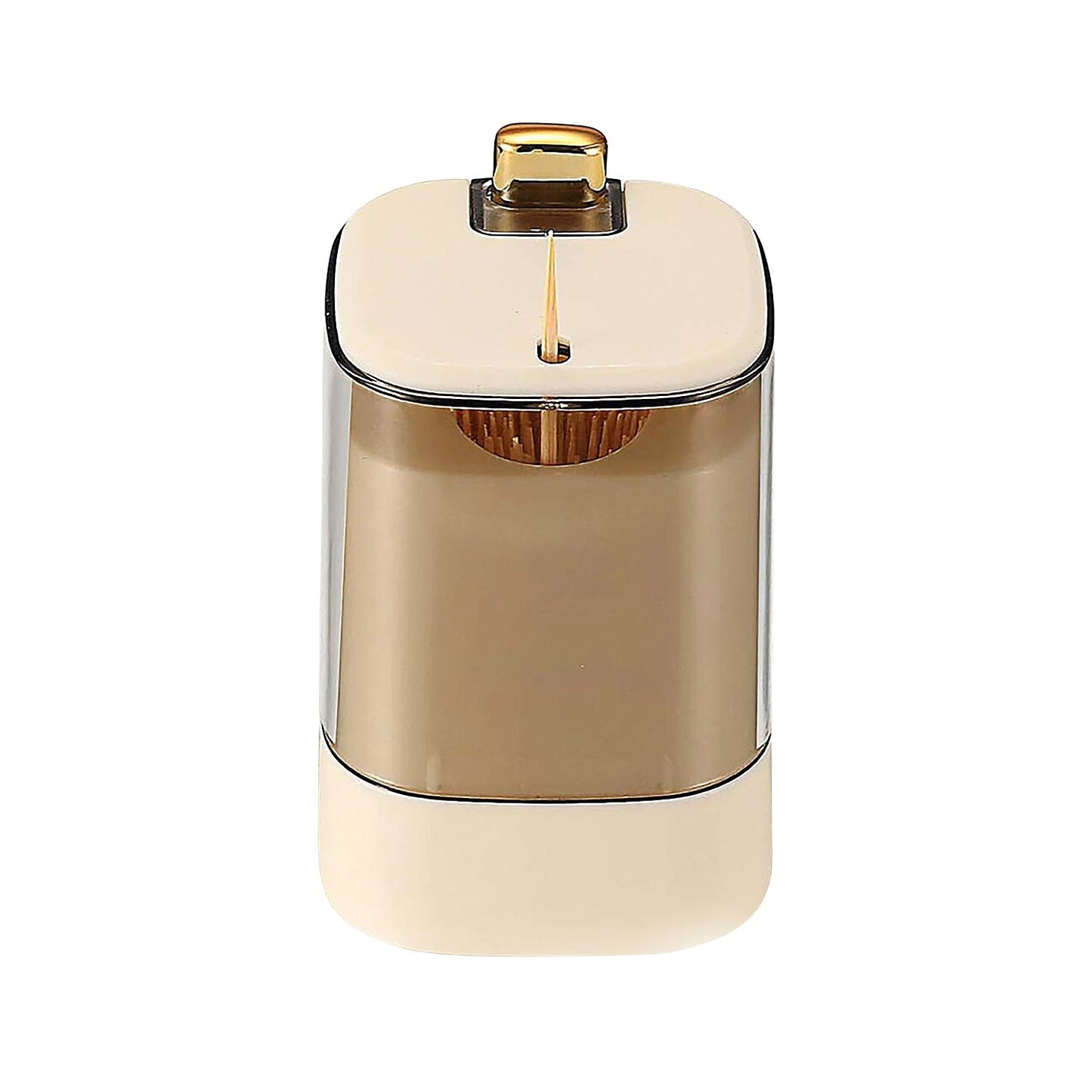Toothpick Holder Dispensers, Automatic Toothpicks Container, Toothpicks Storage Dispensers Box, for Home Living room Kitchen Restaurant (1 Pc) Your Brand