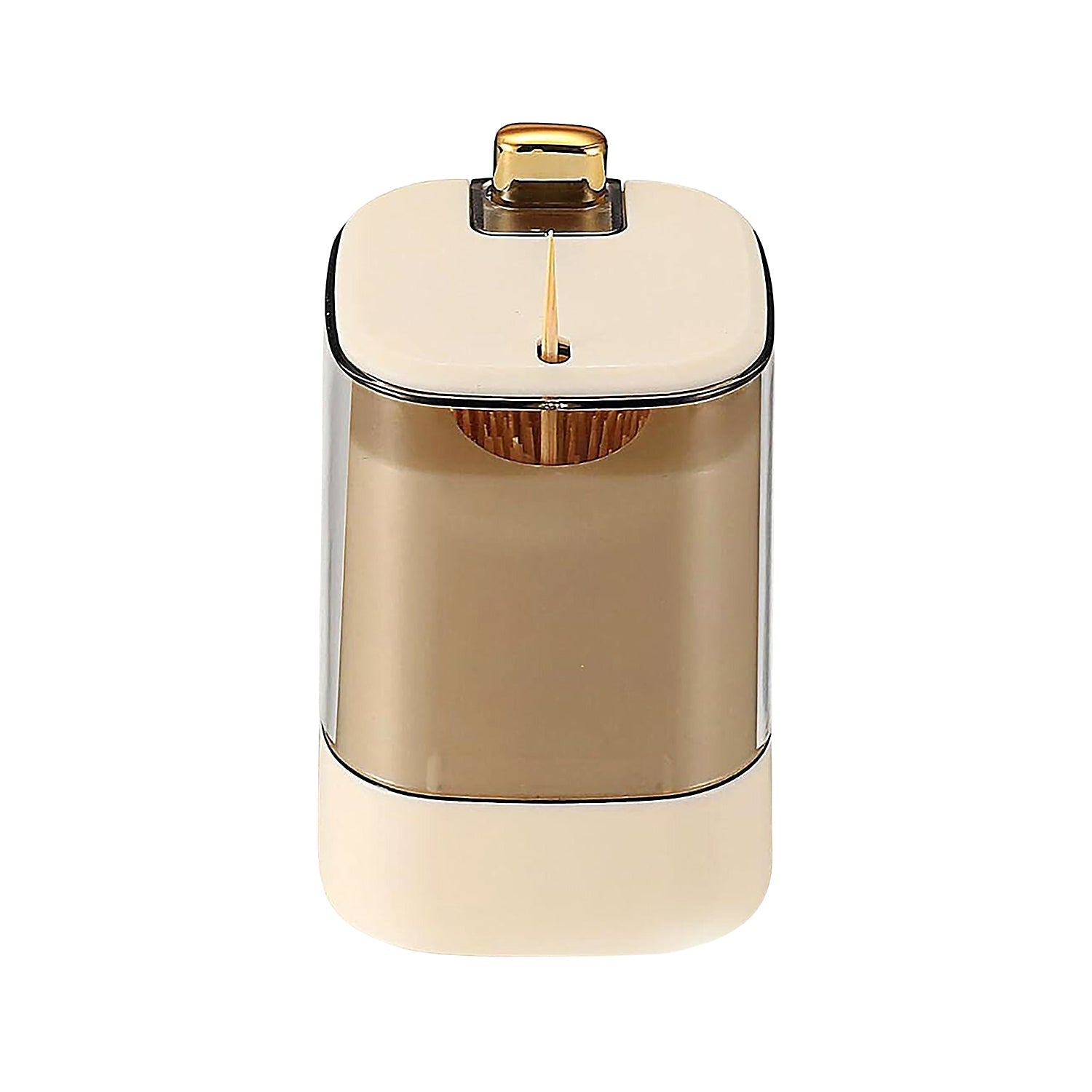 Toothpick Holder Dispensers, Automatic Toothpicks Container, Toothpicks Storage Dispensers Box, for Home Living room Kitchen Restaurant (1 Pc) Your Brand