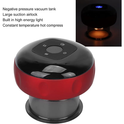Electric Intelligent Breathing Cupping Massage Instrument The Smart Cupping Therapy Set's Massager for Muscle and Joint Pain Cellulite Massage Back Pain Relief for Back Shoulder Leg (1 Pc) Your Brand