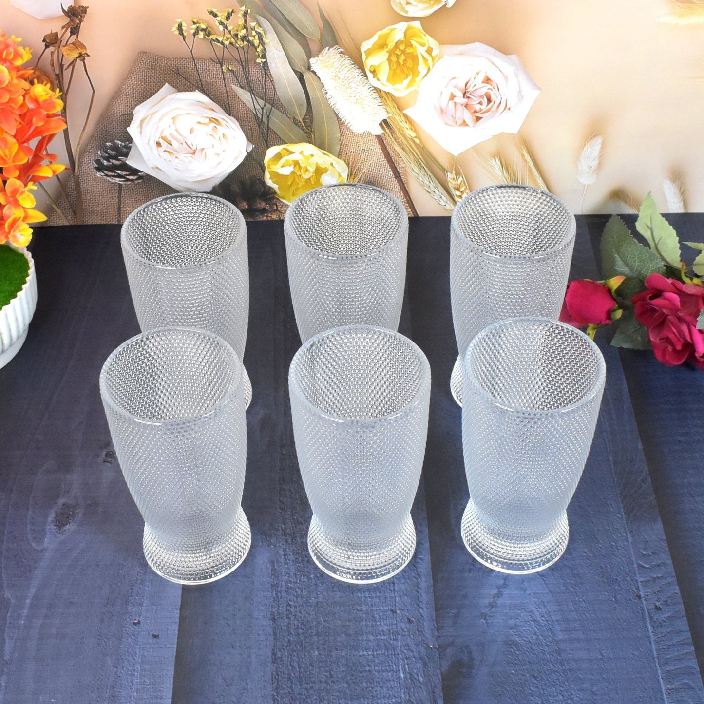 Juice water Glass Tumbler (Set of 6pcs) Your Brand