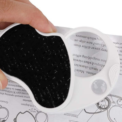 Double-Magnification Led Magnifiers Light Folding Keychain magnifier(1 Pc / Mix Color) Your Brand