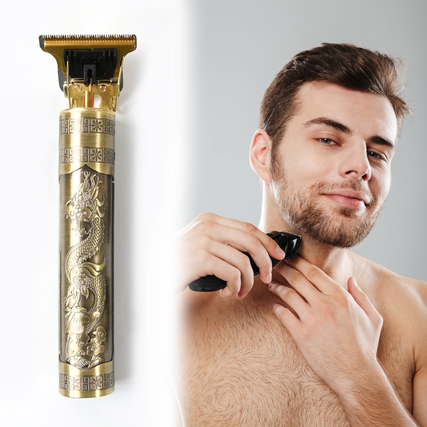 Rechargeable Electric Hair Clippers for Men Cordless Hair Trimmer Haircut Grooming Kit Your Brand