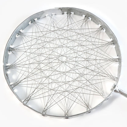 Stainless Steel Wire Skimmer with Wooden Handle (1 Pc)