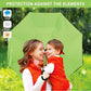Foldable UV & Rain Umbrella with C-Shaped Handle – Kids (1 Pc / Mix Color)