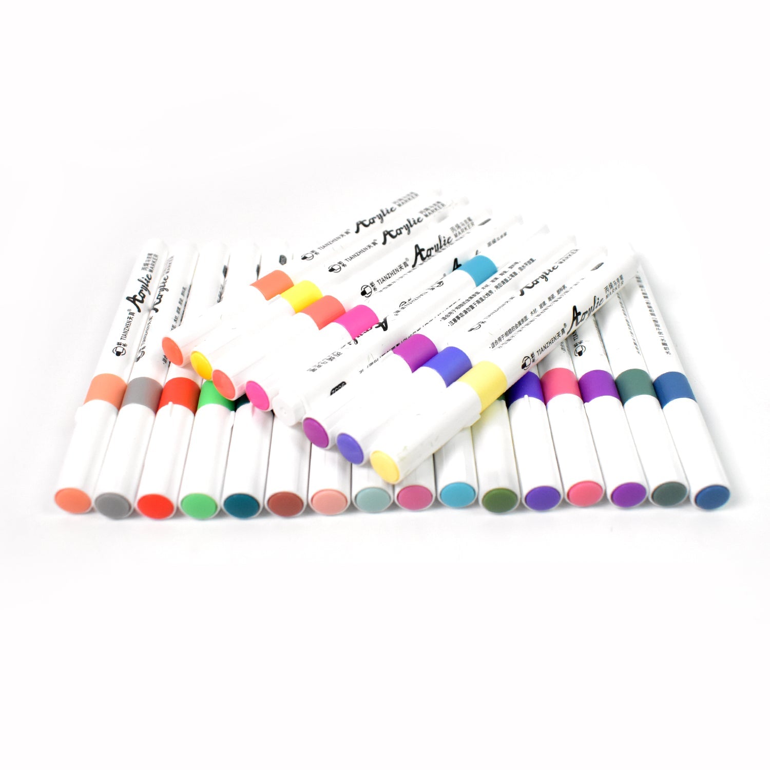 Fancy Art Markers, 24 Colours Double-ended Art (24 Pcs Set) Your Brand