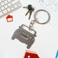 Durable Metal Keychain in Jeep Shape
