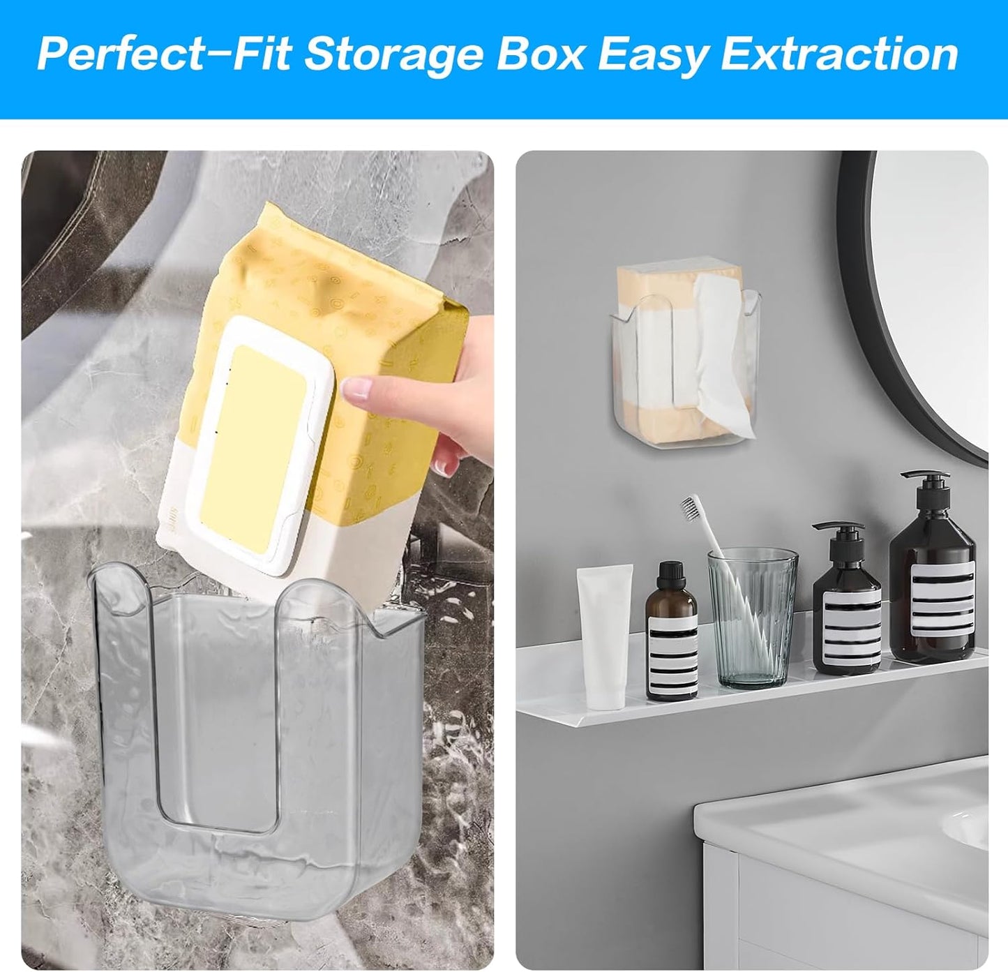 Tissue & Napkin Dispenser Holder - (1 Pc)