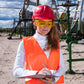 Economy PVC Safety Vest – Soft Vinyl, Tie Closure, High Visibility
