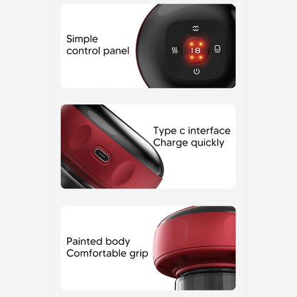 Electric Intelligent Breathing Cupping Massage Instrument The Smart Cupping Therapy Set's Massager for Muscle and Joint Pain Cellulite Massage Back Pain Relief for Back Shoulder Leg (1 Pc) Your Brand